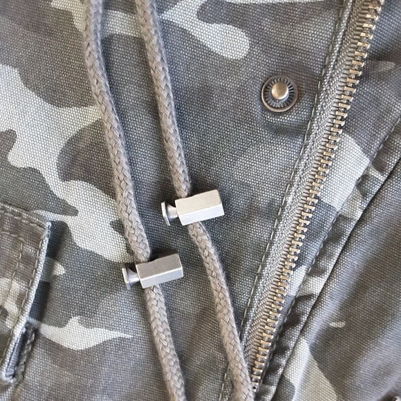 UNIVERSAL THREAD 100% Cotton Camo Utility Field Anorak Jacket Sz. L - Picture 10 of 12